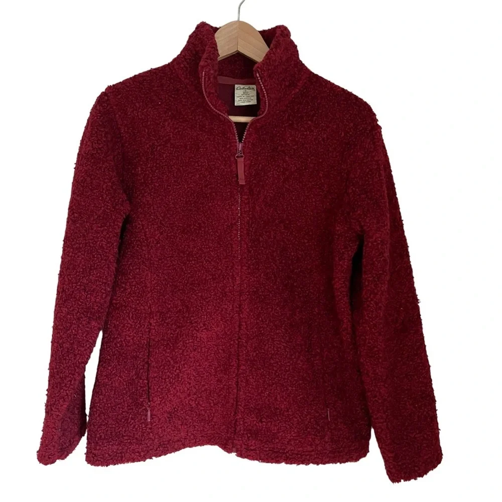 Cabela's‎ Red Full Zip Up Outdoor Winter Jacket Size: S